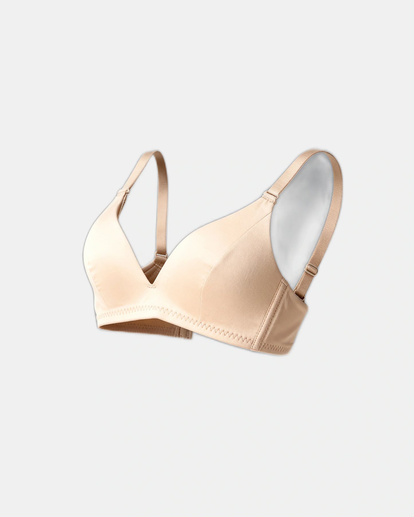 women's wireless bra, smoothing backless bralette Beige — Wear Rose