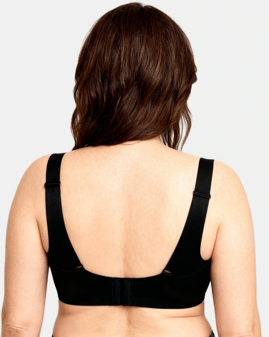 women's lace bra everyday smoothing Black — Wear Rose