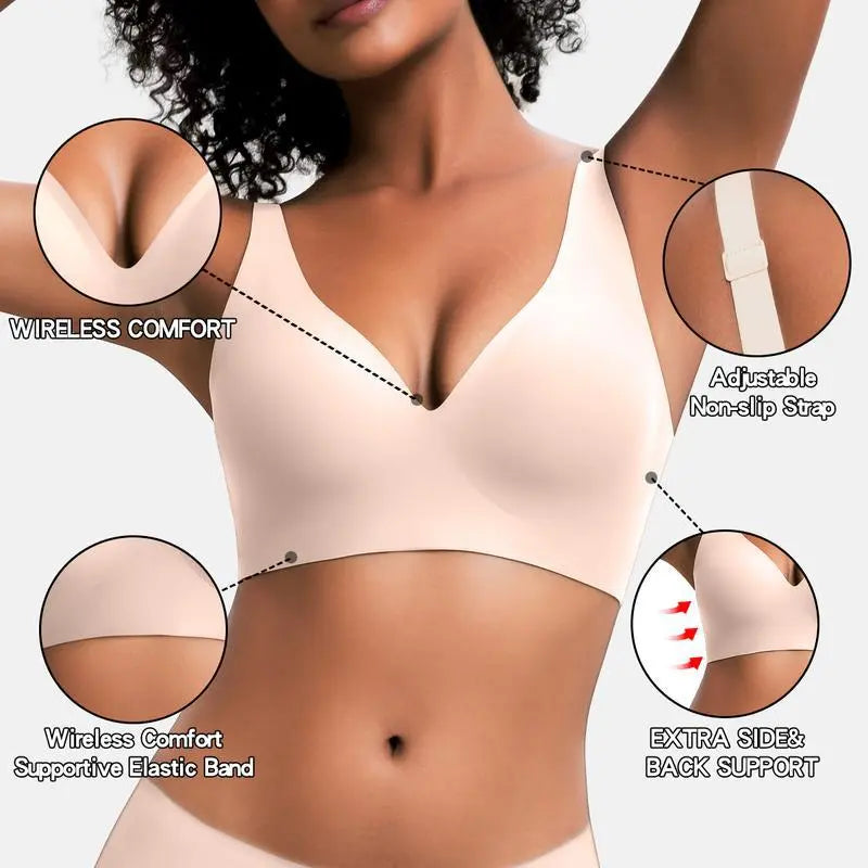 Women's Solid Color Portable Home Bra (new)
