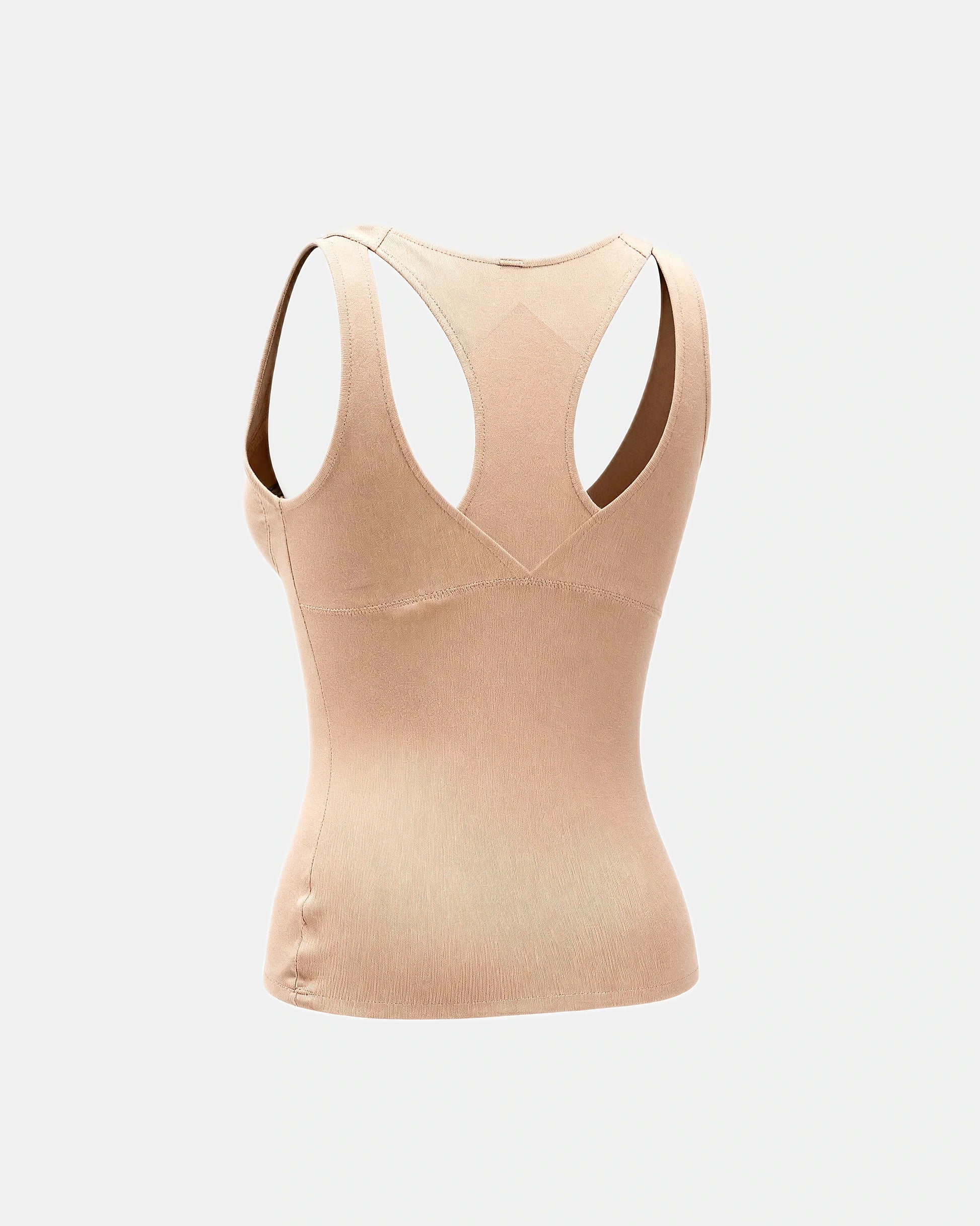built in bra support tank Taupe — Wear Rose