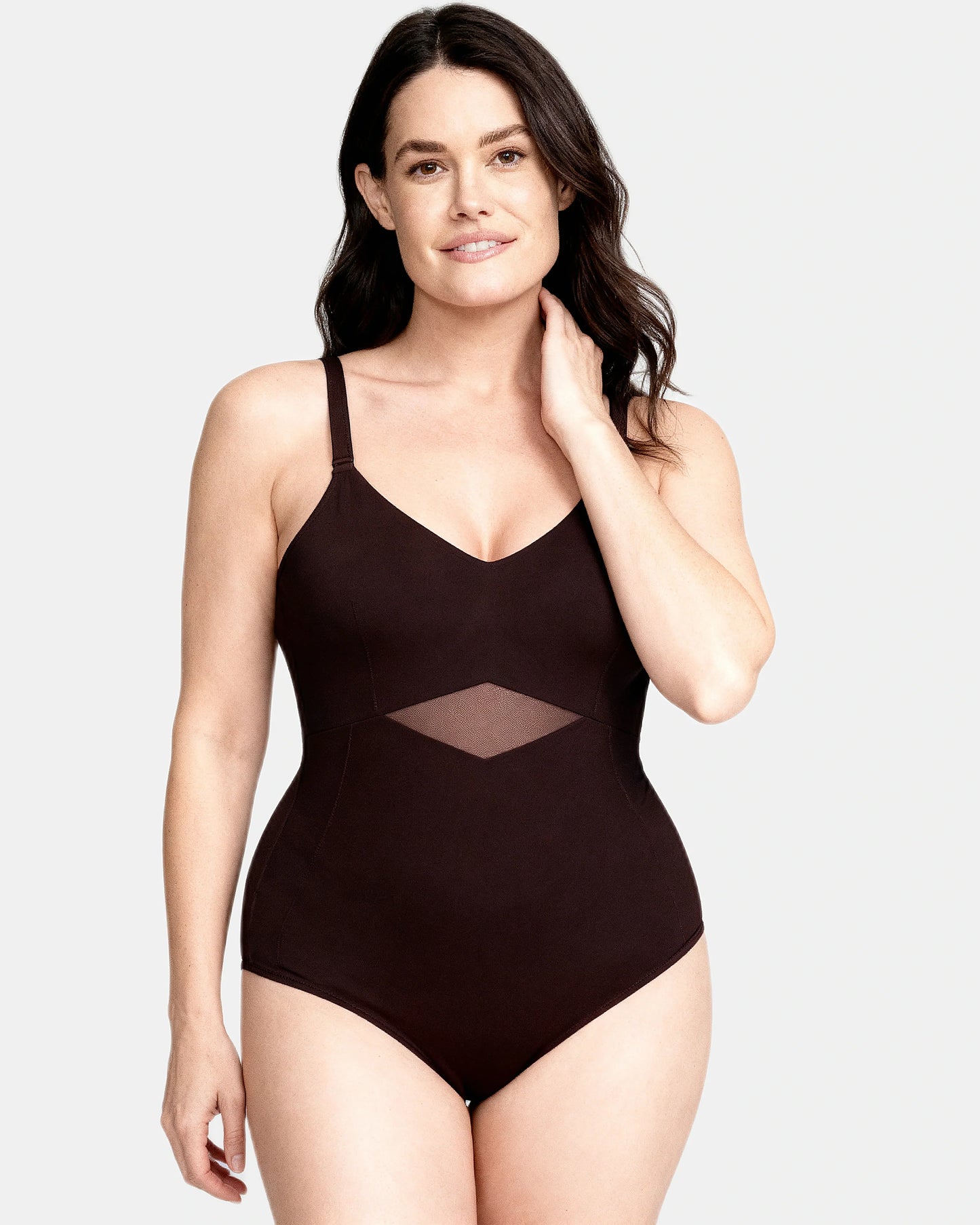 cami shaping bodysuit Espresso — Wear Rose