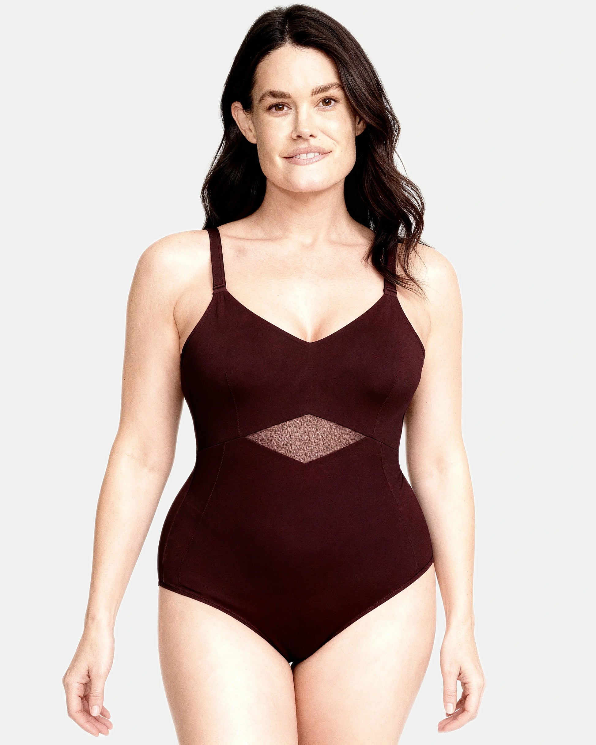 cami shaping bodysuit Plum — Wear Rose