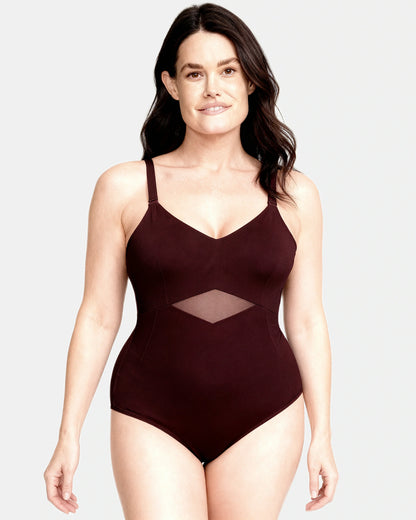 cami shaping bodysuit Plum — Wear Rose