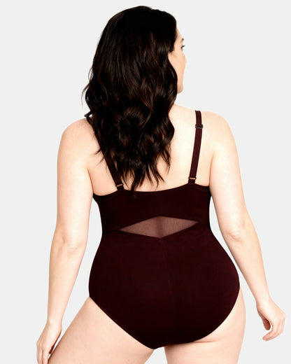 cami shaping bodysuit Plum — Wear Rose