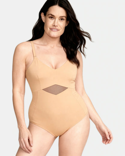 cami shaping bodysuit Sand — Wear Rose