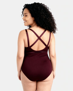 Women's Sculpting Cross-Front Cami Shapewear Bodysuit