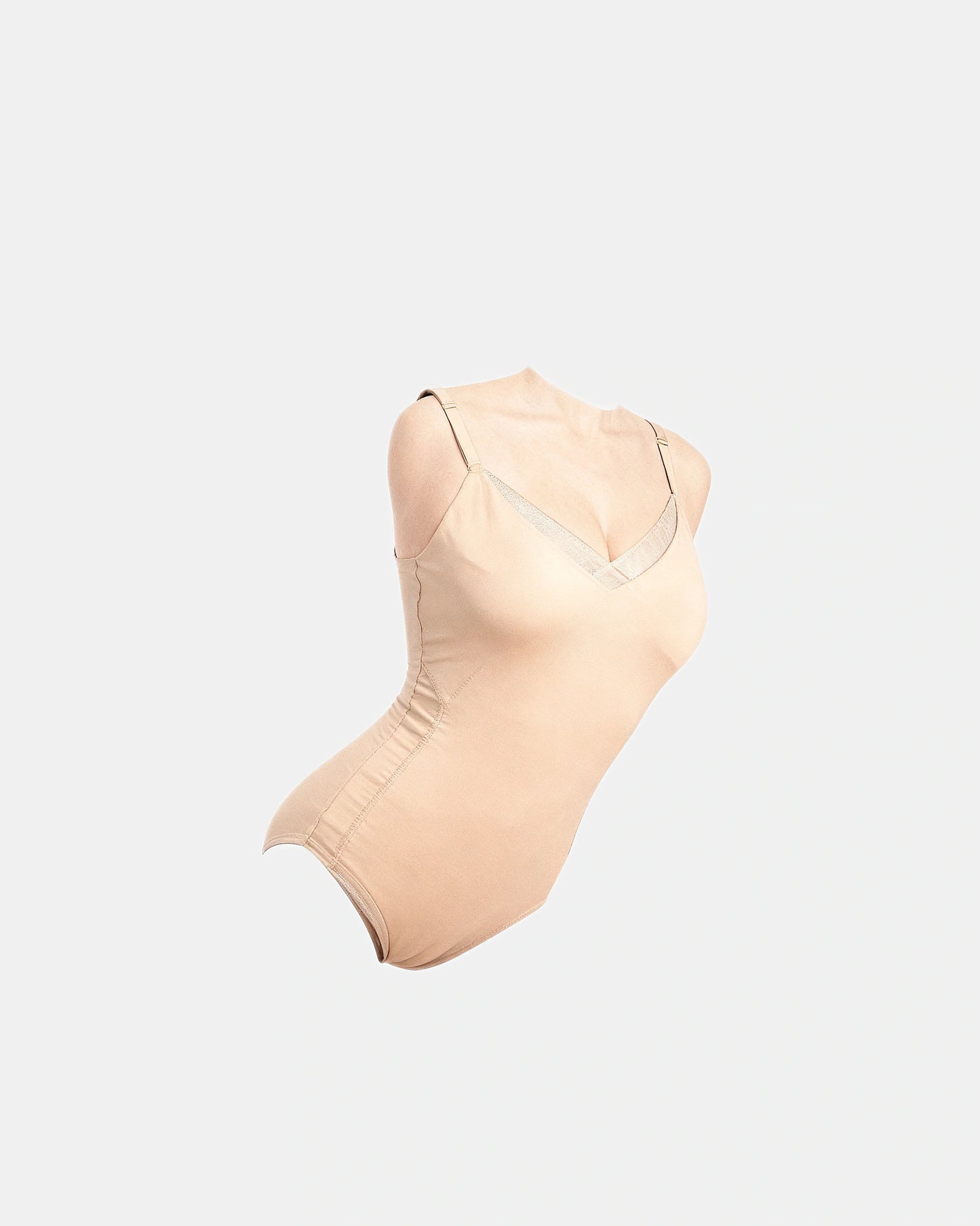 cross front cami bodysuit Sand — Wear Rose