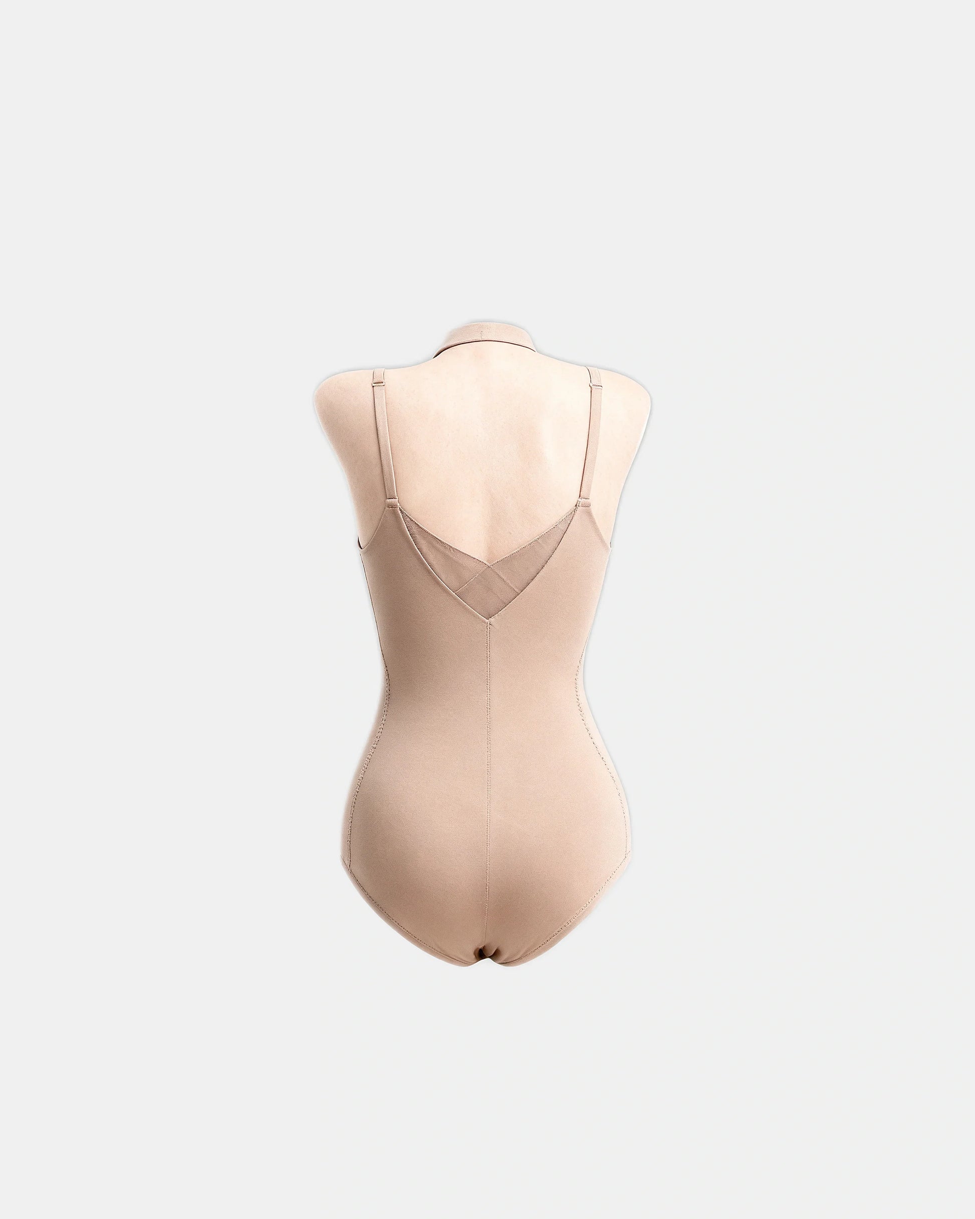 cross front cami bodysuit Taupe — Wear Rose