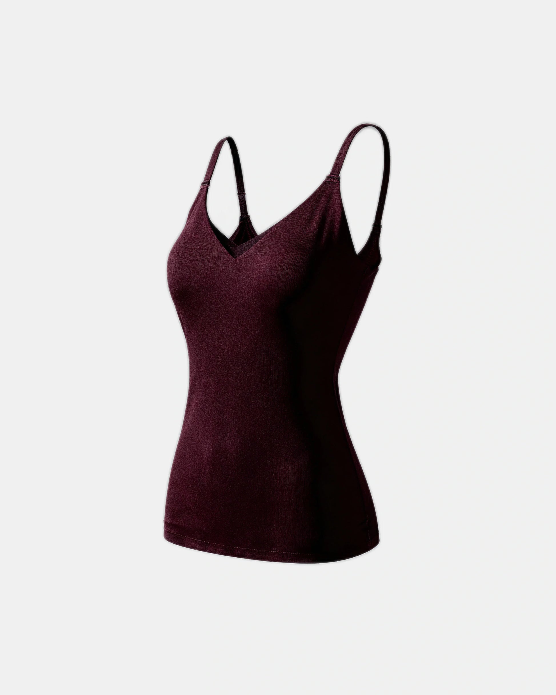 cross front support cami Plum — Wear Rose