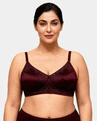 Floral Lace Support Bra