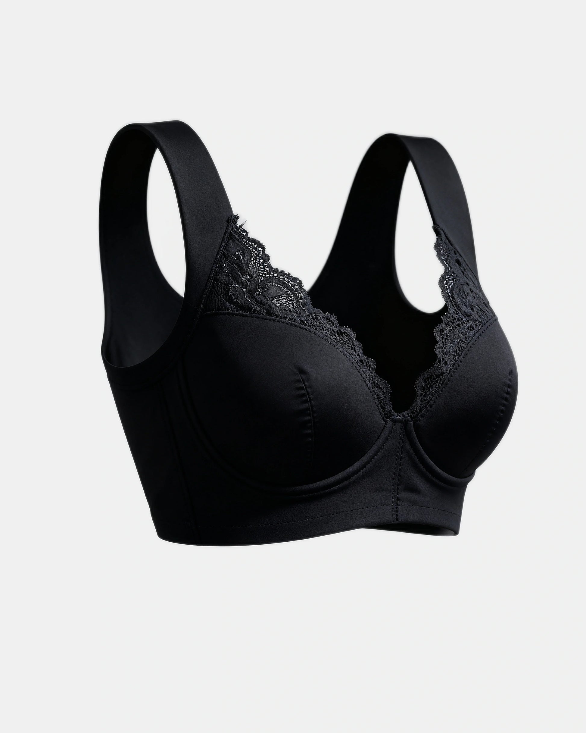 front closure lace bra Black — Wear Rose