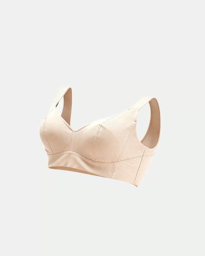 full coverage longline smoothing bra Beige — Wear Rose