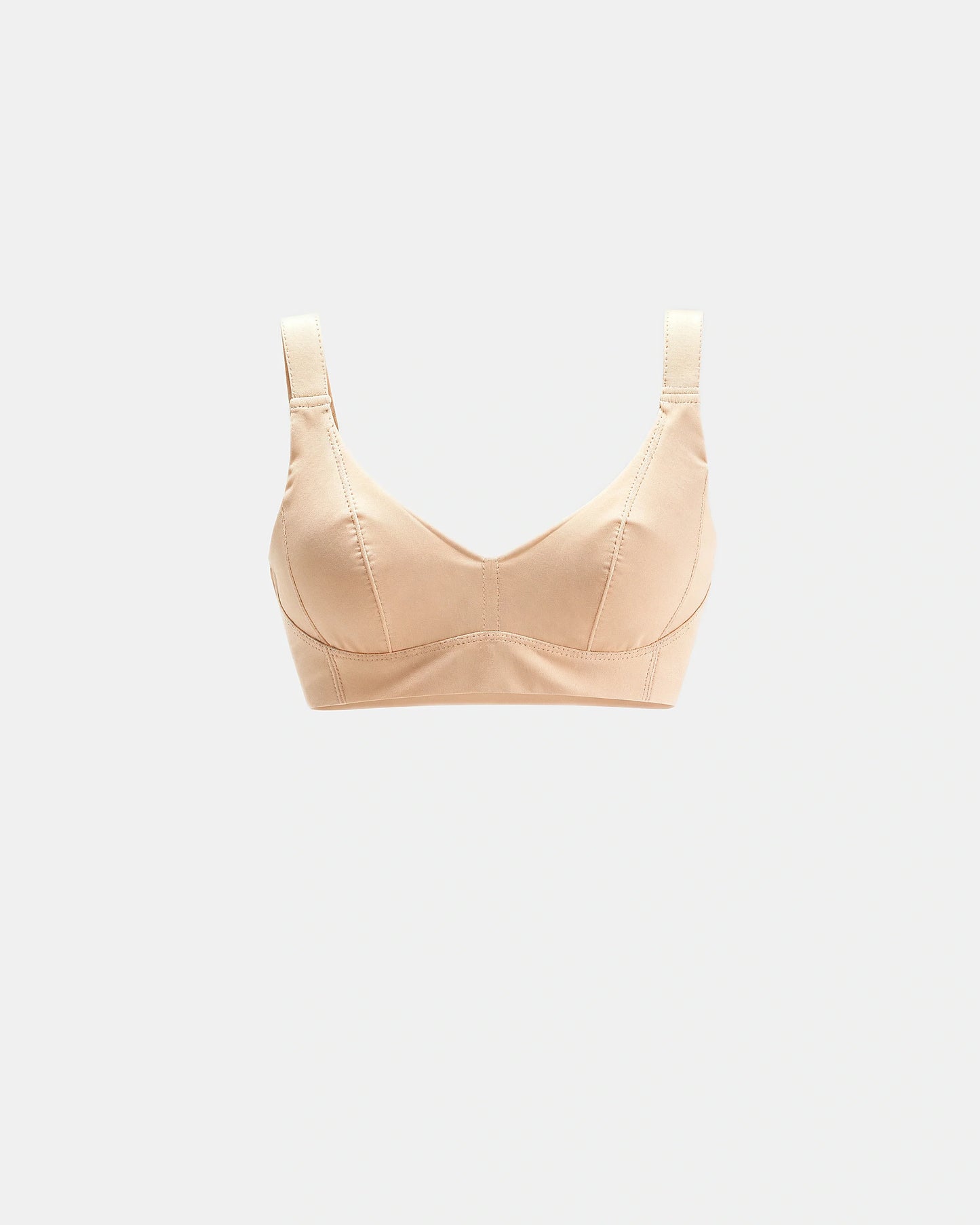 full coverage longline smoothing bra Beige — Wear Rose