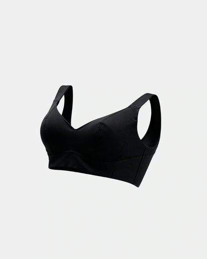 full coverage longline smoothing bra Black — Wear Rose