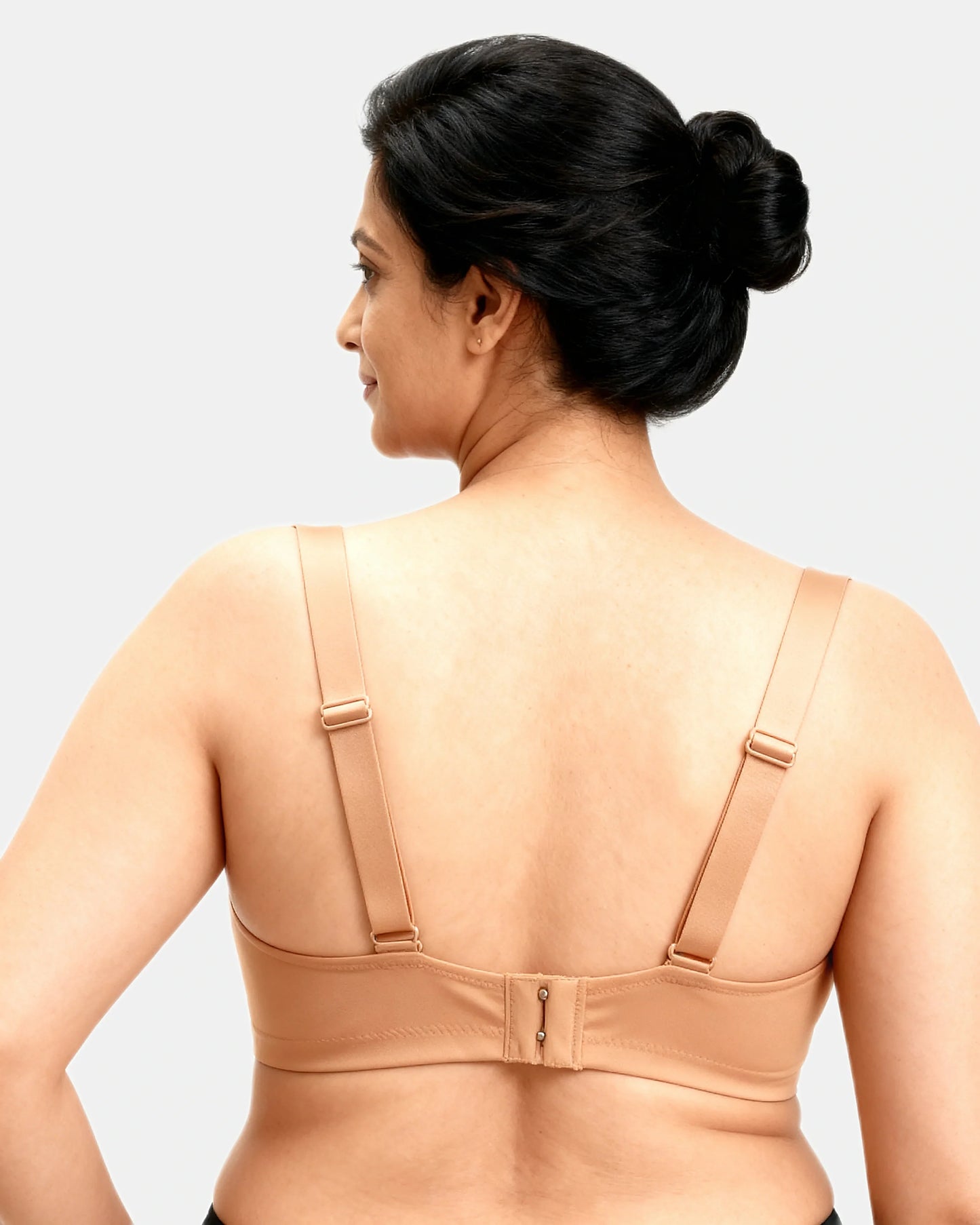 full coverage longline smoothing bra Nude — Wear Rose