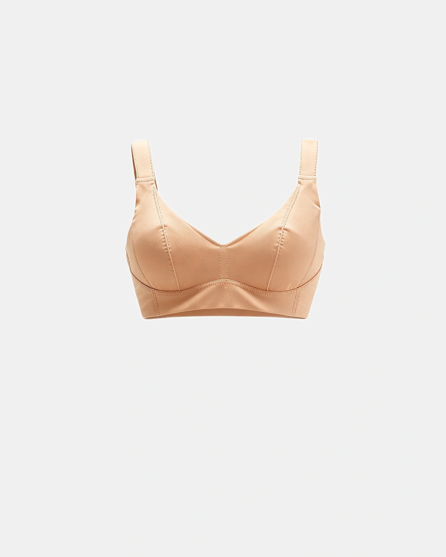 full coverage longline smoothing bra Nude — Wear Rose