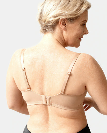 full coverage push up bra Beige — Wear Rose