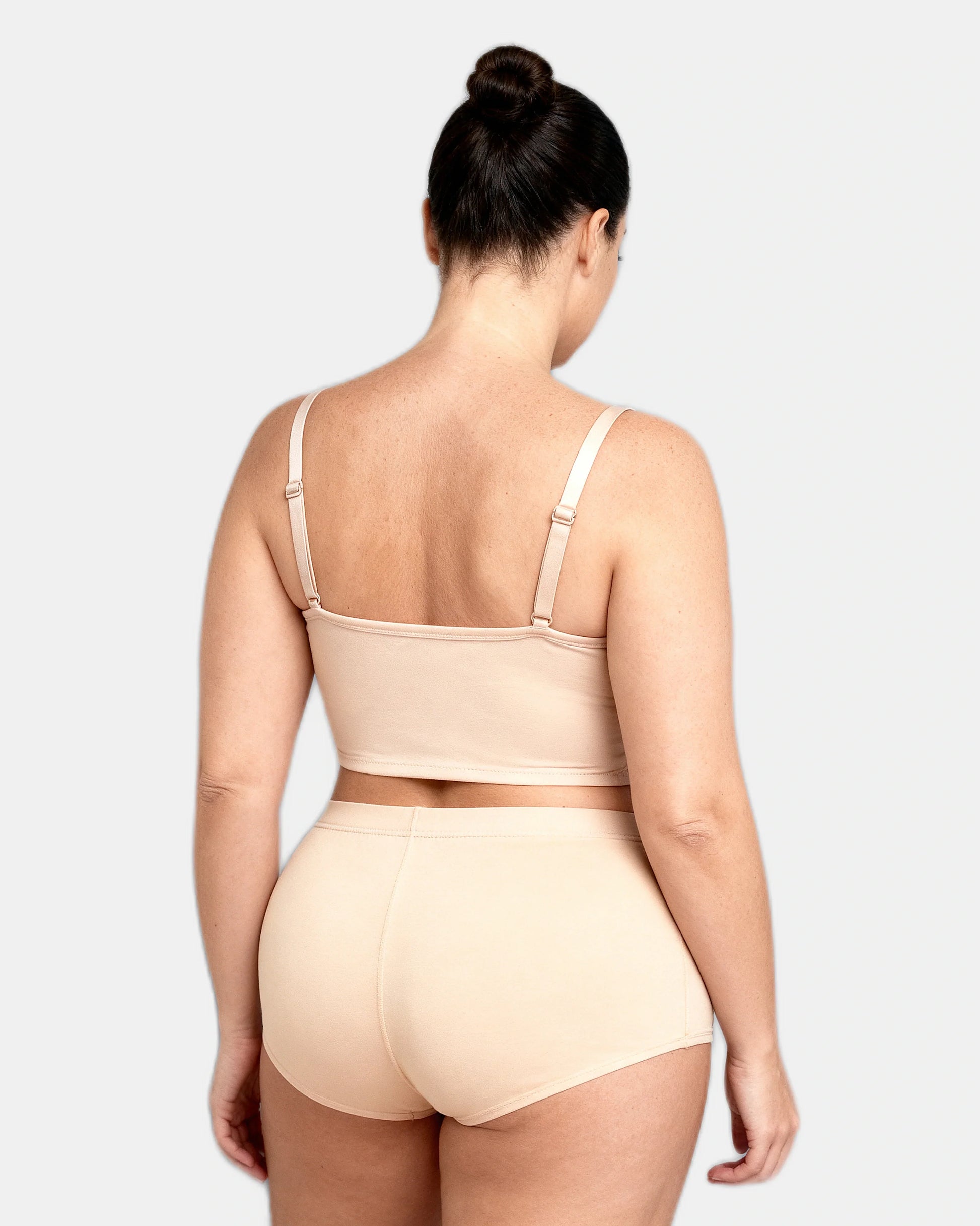 high waist brief Beige — Wear Rose