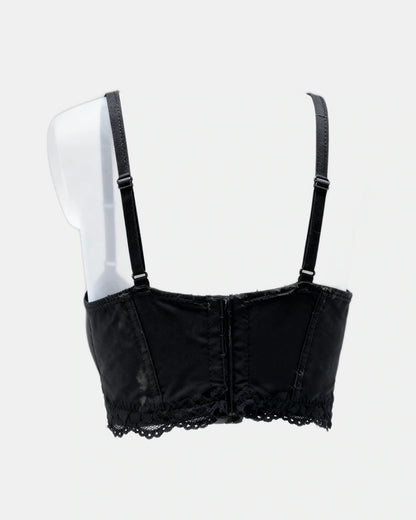 lace mesh push up bra Black — Wear Rose