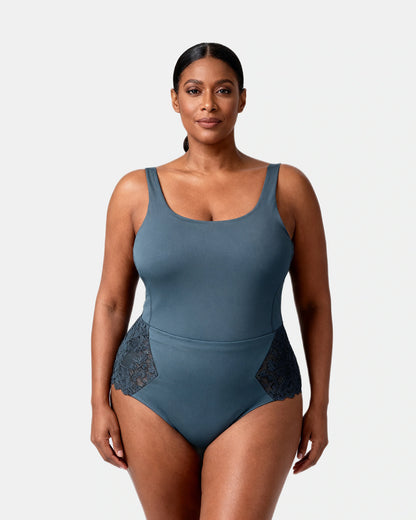 lace trim brief Slate — Wear Rose