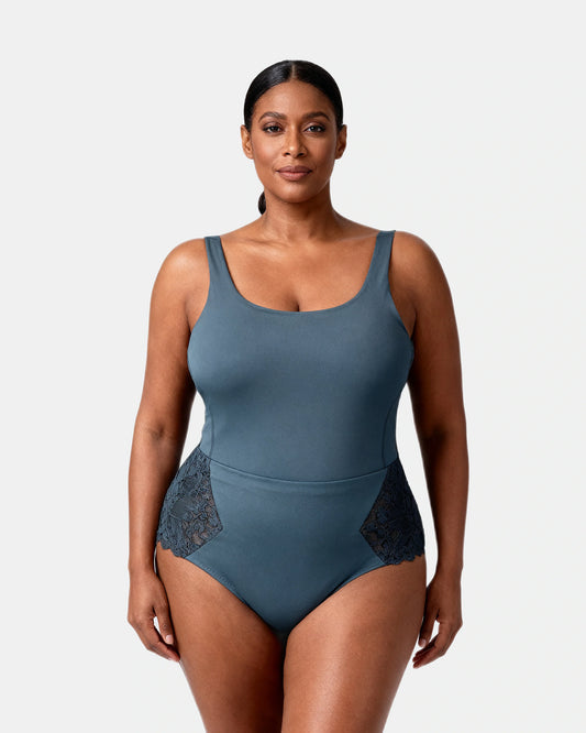 lace trim brief Slate — Wear Rose