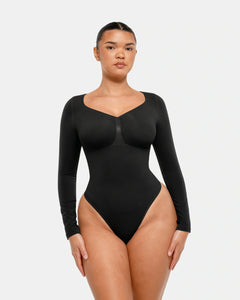 Long Sleeve Ruched Bodysuit