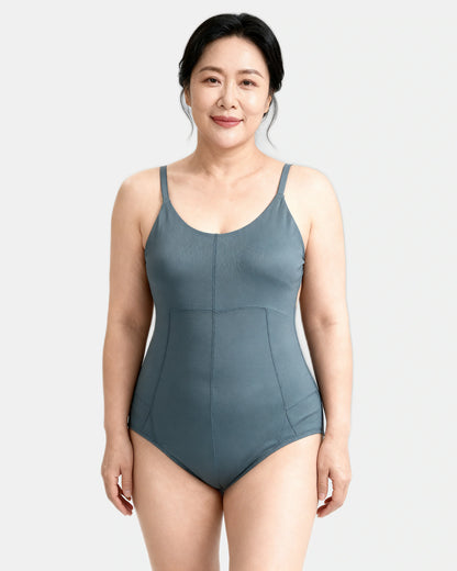 low back sculpting bodysuit Slate — Wear Rose