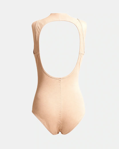 low back sculpting bodysuit Taupe — Wear Rose