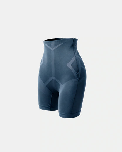 mesh sculpting high waist short Slate — Wear Rose
