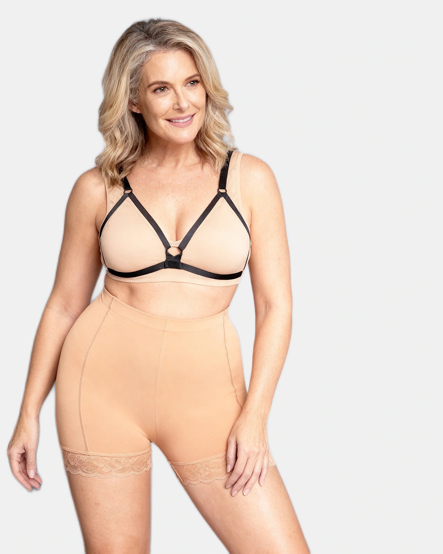 sculpting shorts Nude — Wear Rose