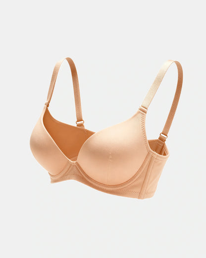 seamless strapless front closure bra Nude — Wear Rose