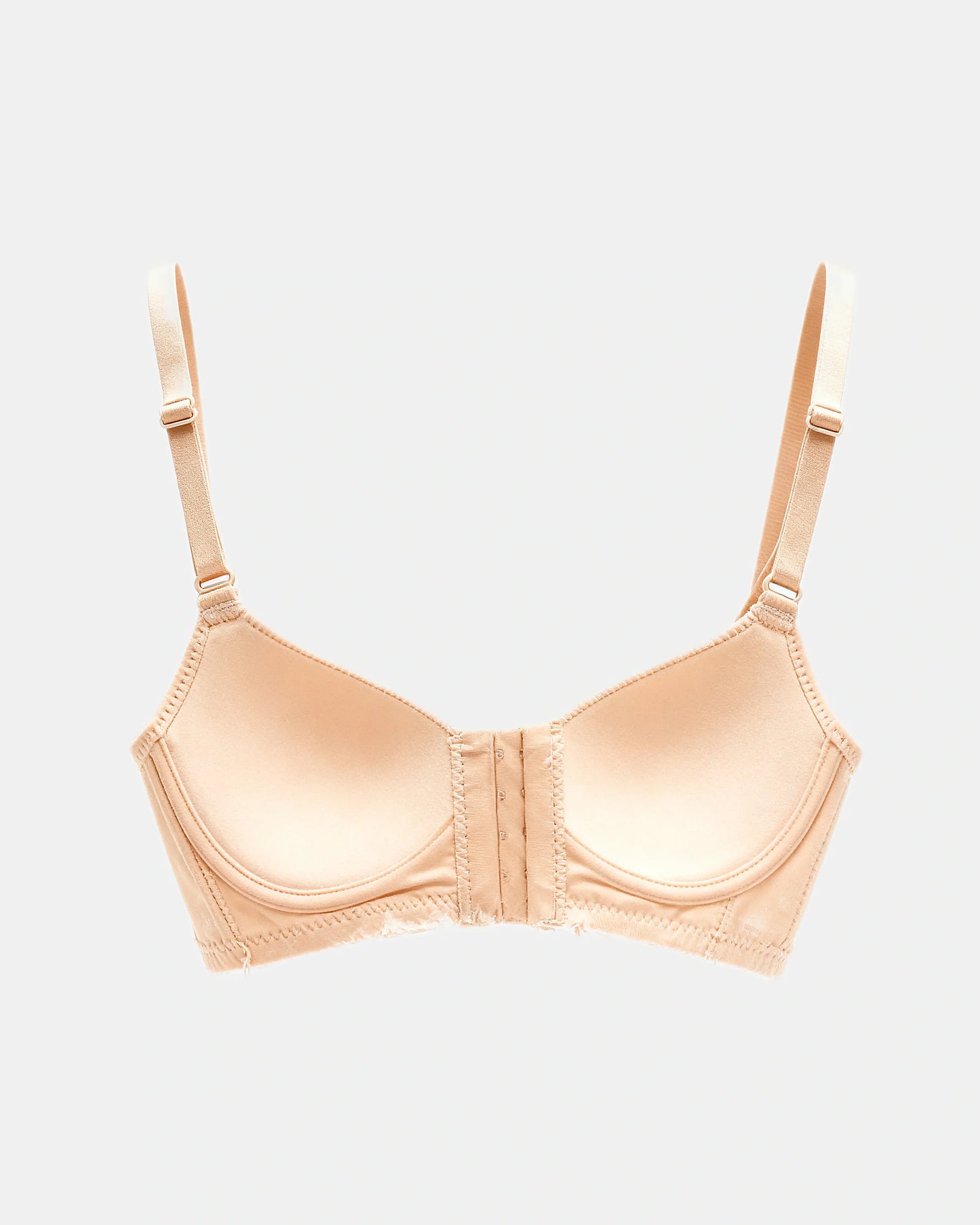 seamless strapless front closure bra Nude — Wear Rose