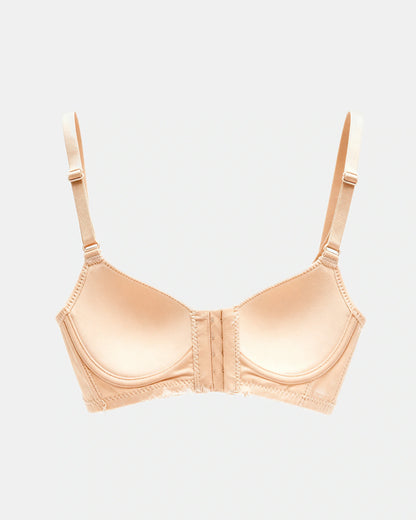 seamless strapless front closure bra Nude — Wear Rose