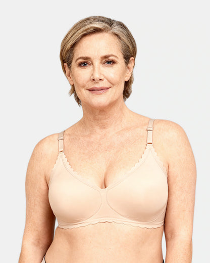seamless t shirt bra Beige — Wear Rose