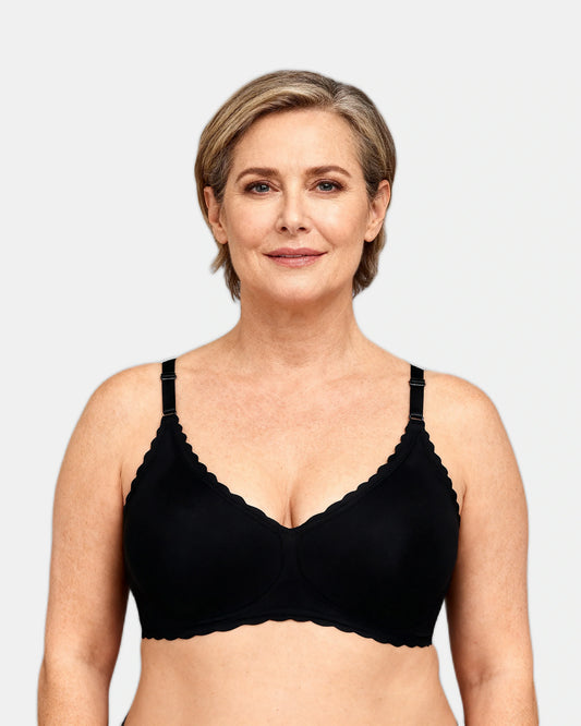 seamless t shirt bra Black — Wear Rose