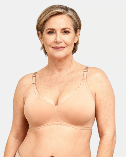 seamless t shirt bra Nude — Wear Rose