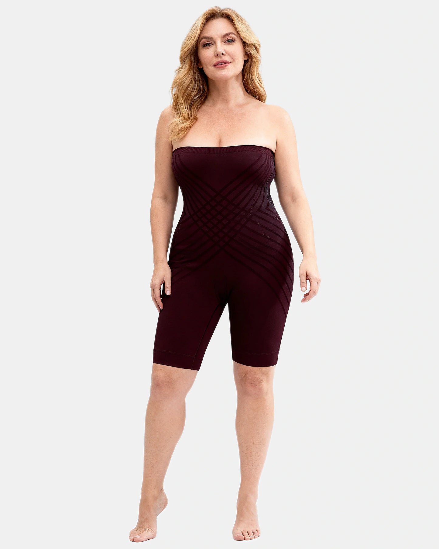 smoothing high waist shaping short Plum — Wear Rose