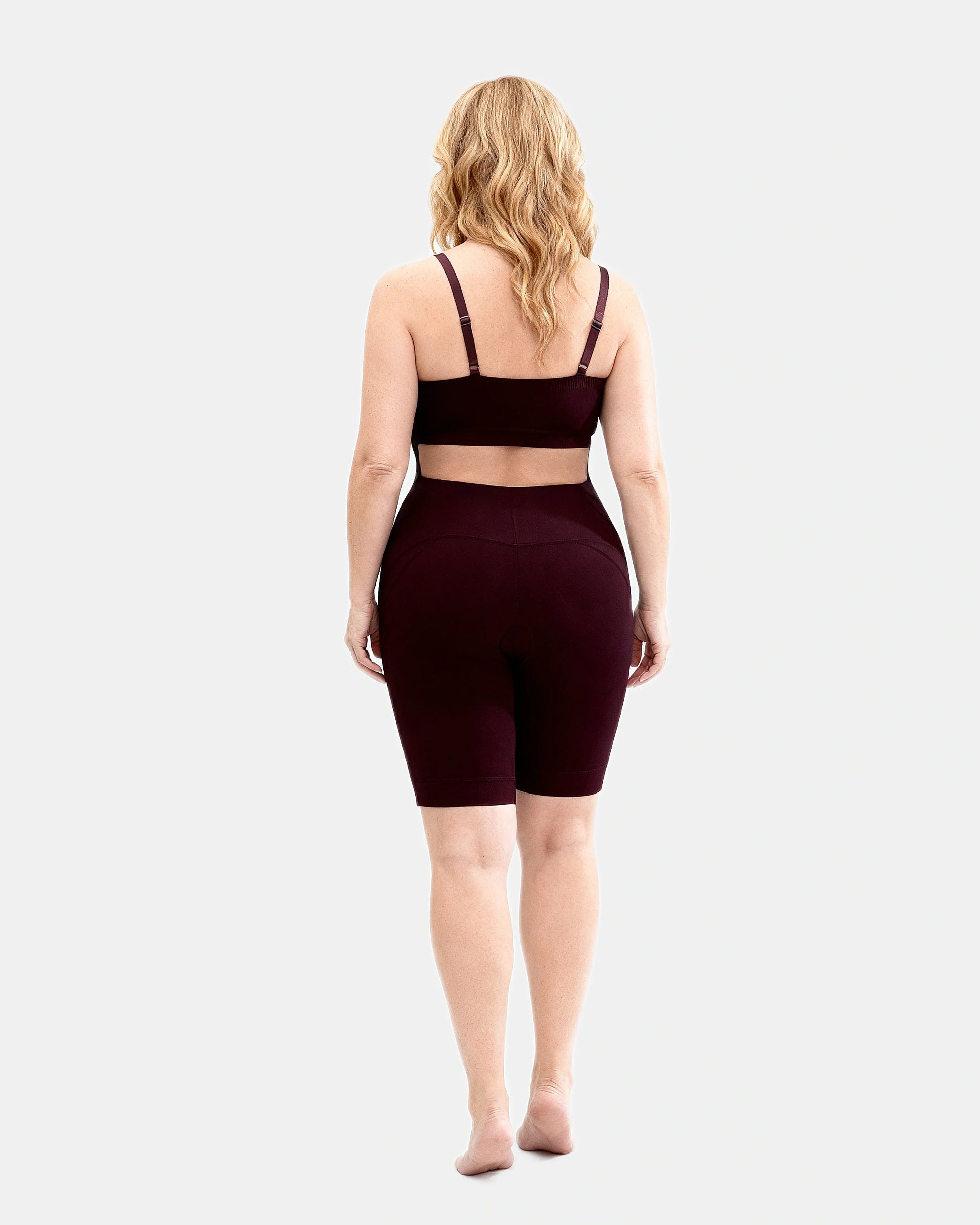 smoothing high waist shaping short Plum — Wear Rose