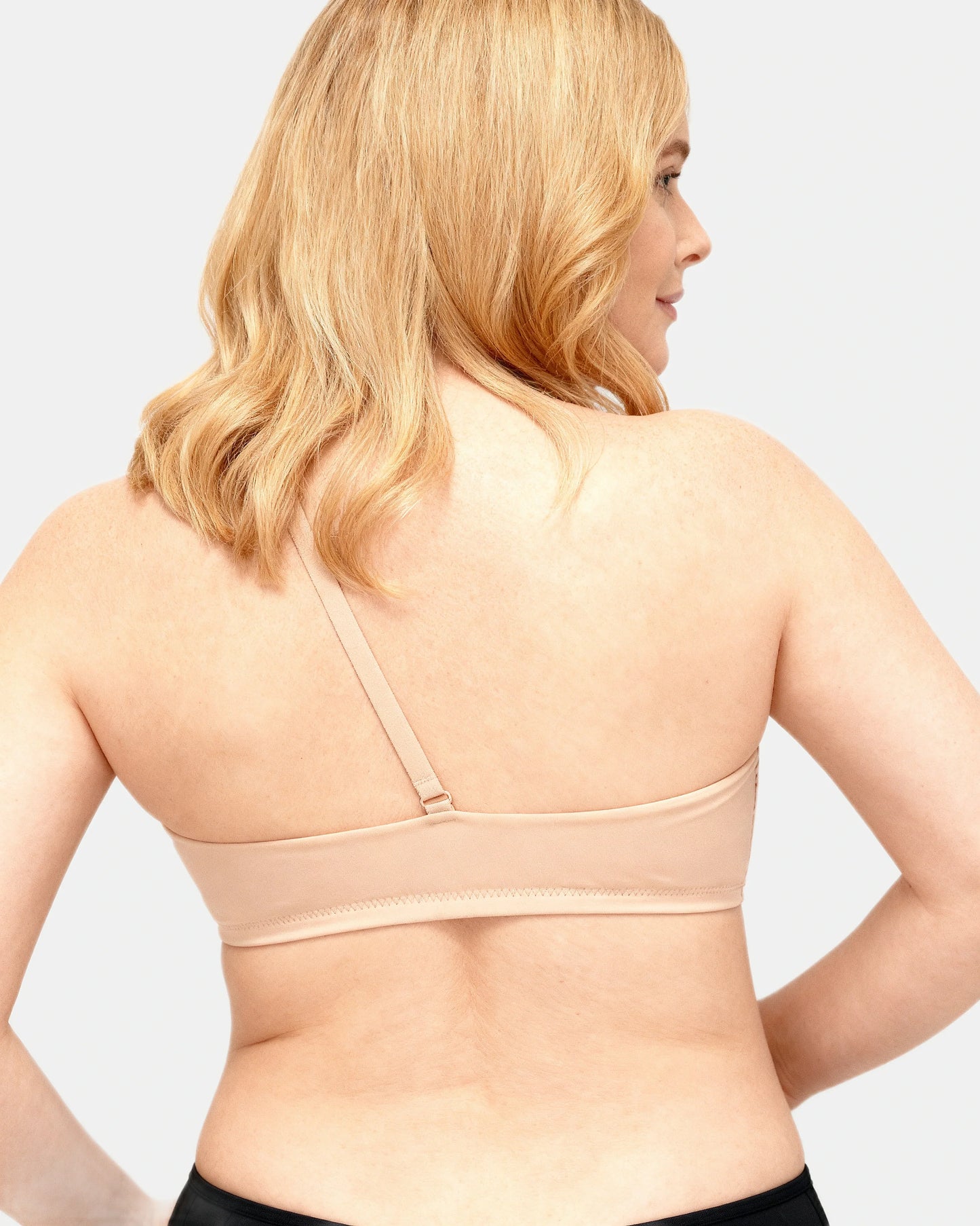 strapless wrap bra Beige — Wear Rose