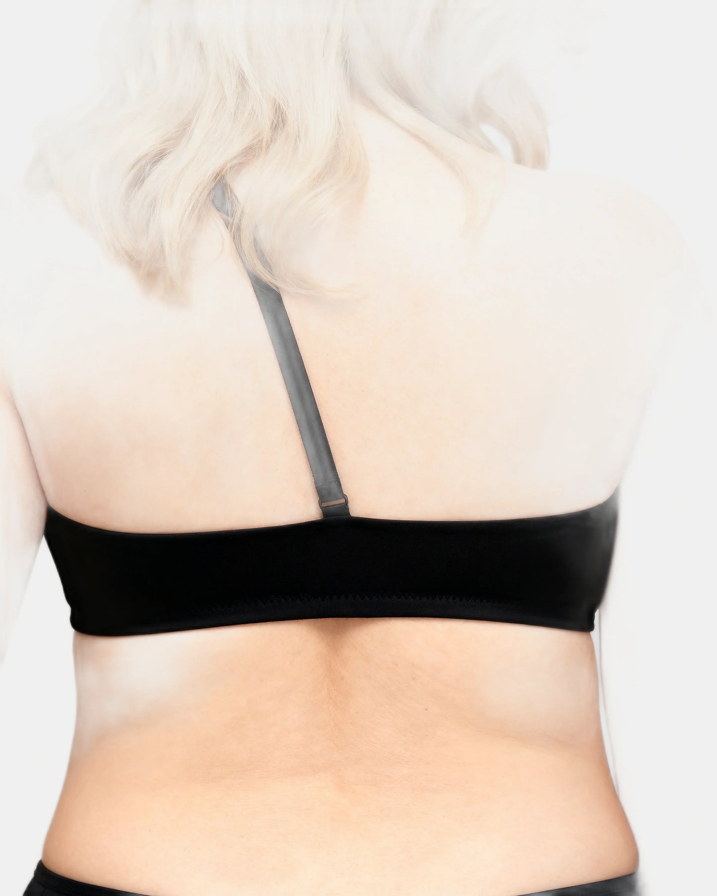 strapless wrap bra Black — Wear Rose