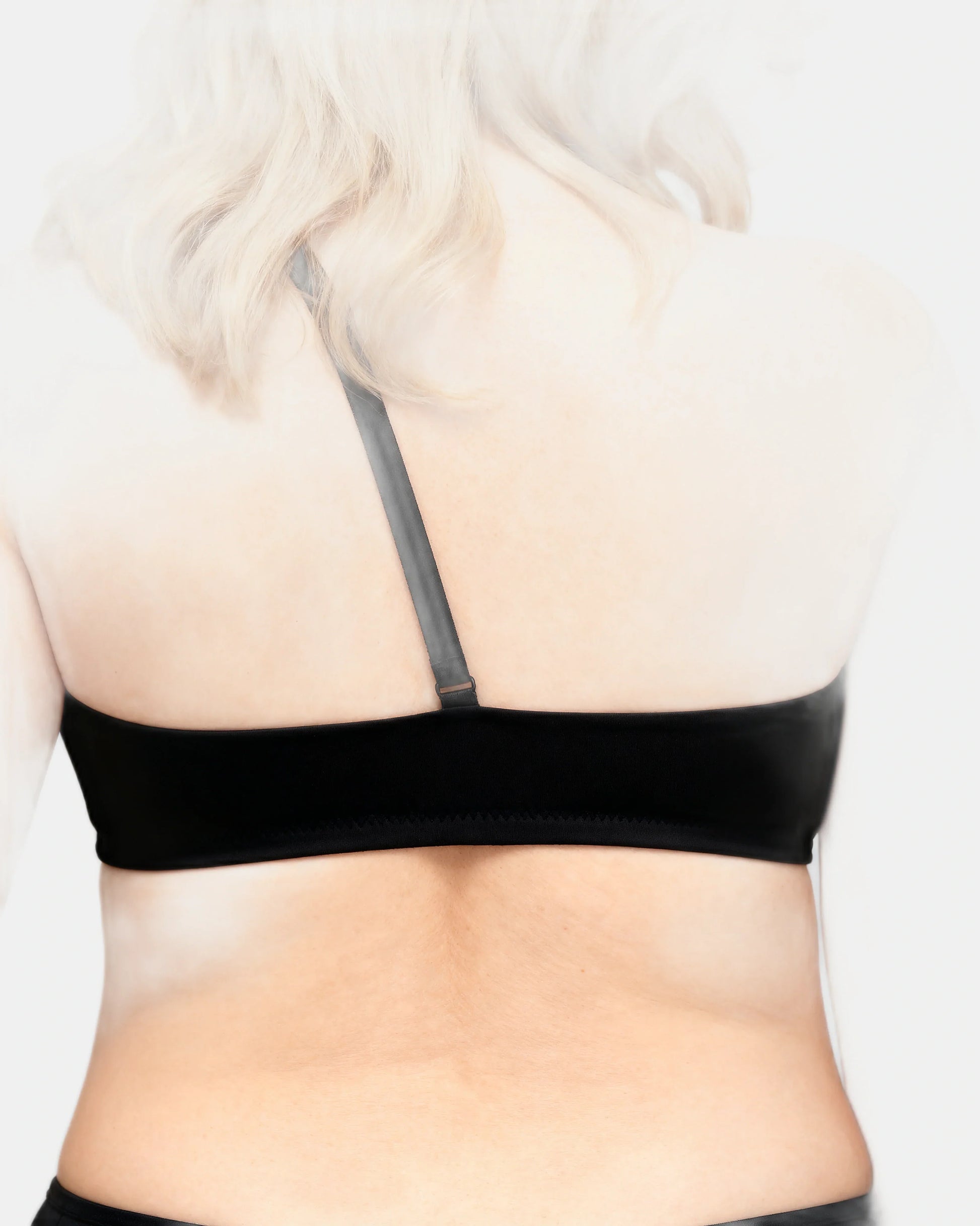 strapless wrap bra Black — Wear Rose