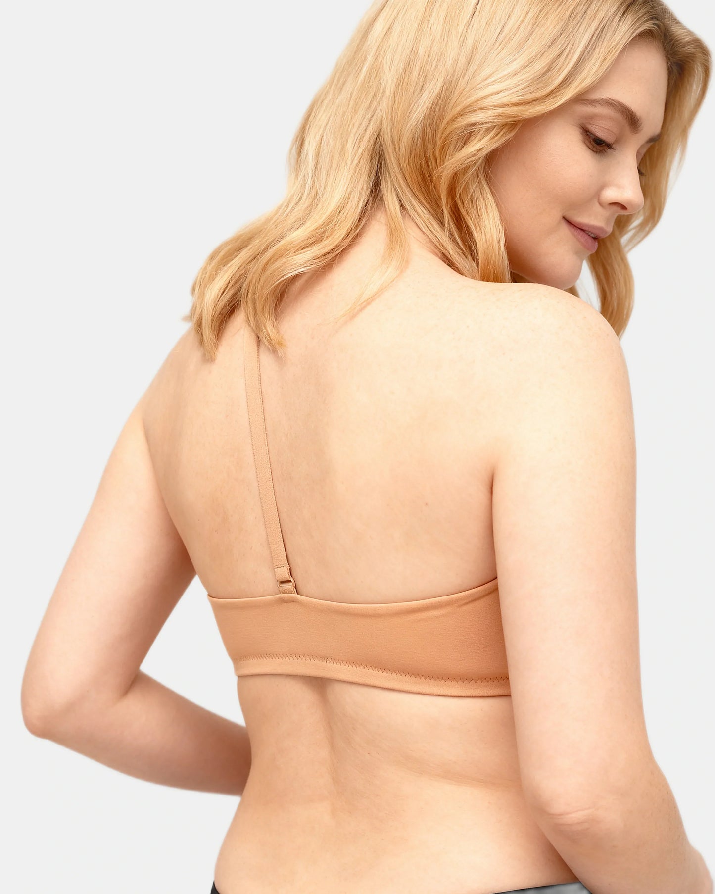 strapless wrap bra Nude — Wear Rose
