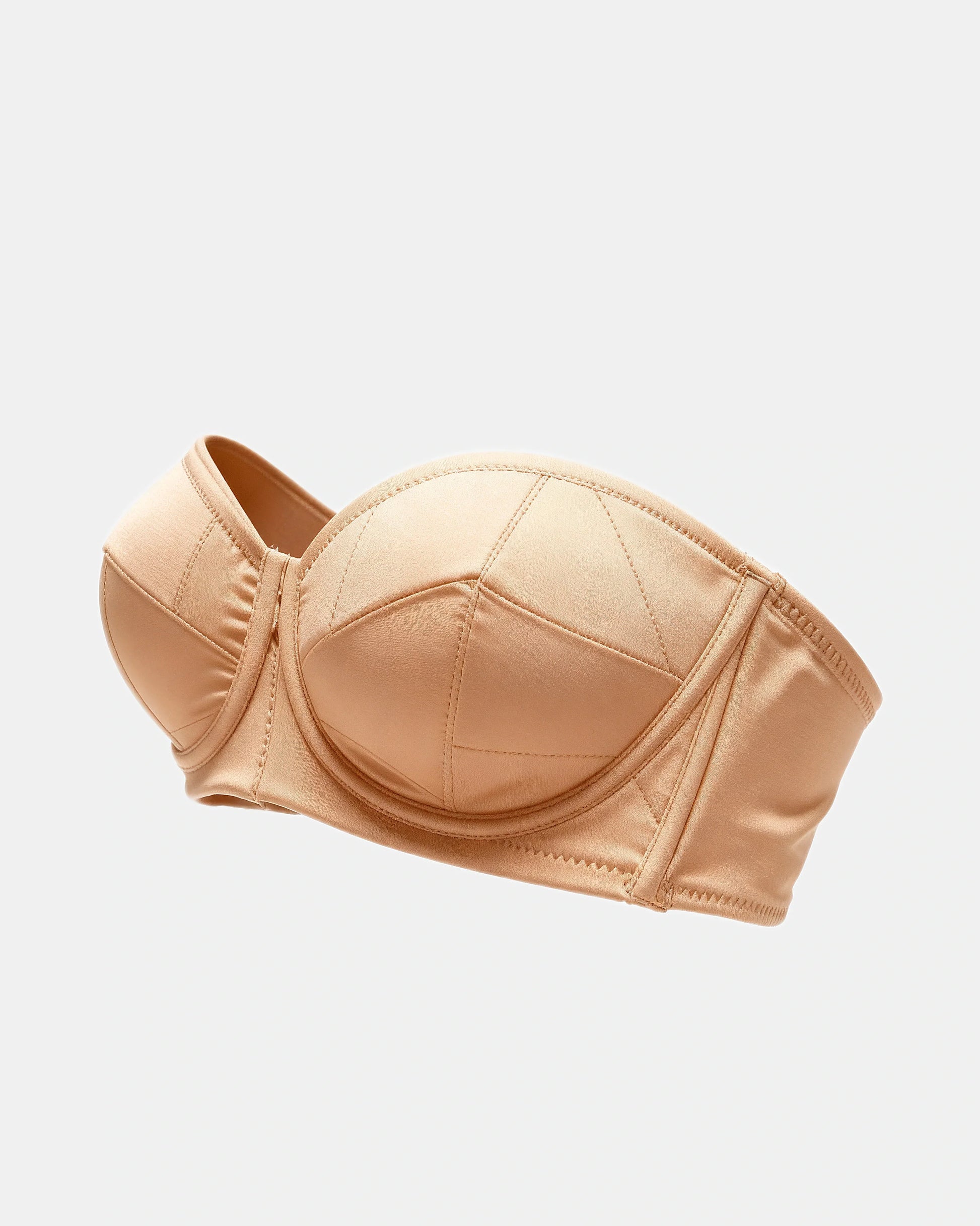 strapless wrap bra Nude — Wear Rose
