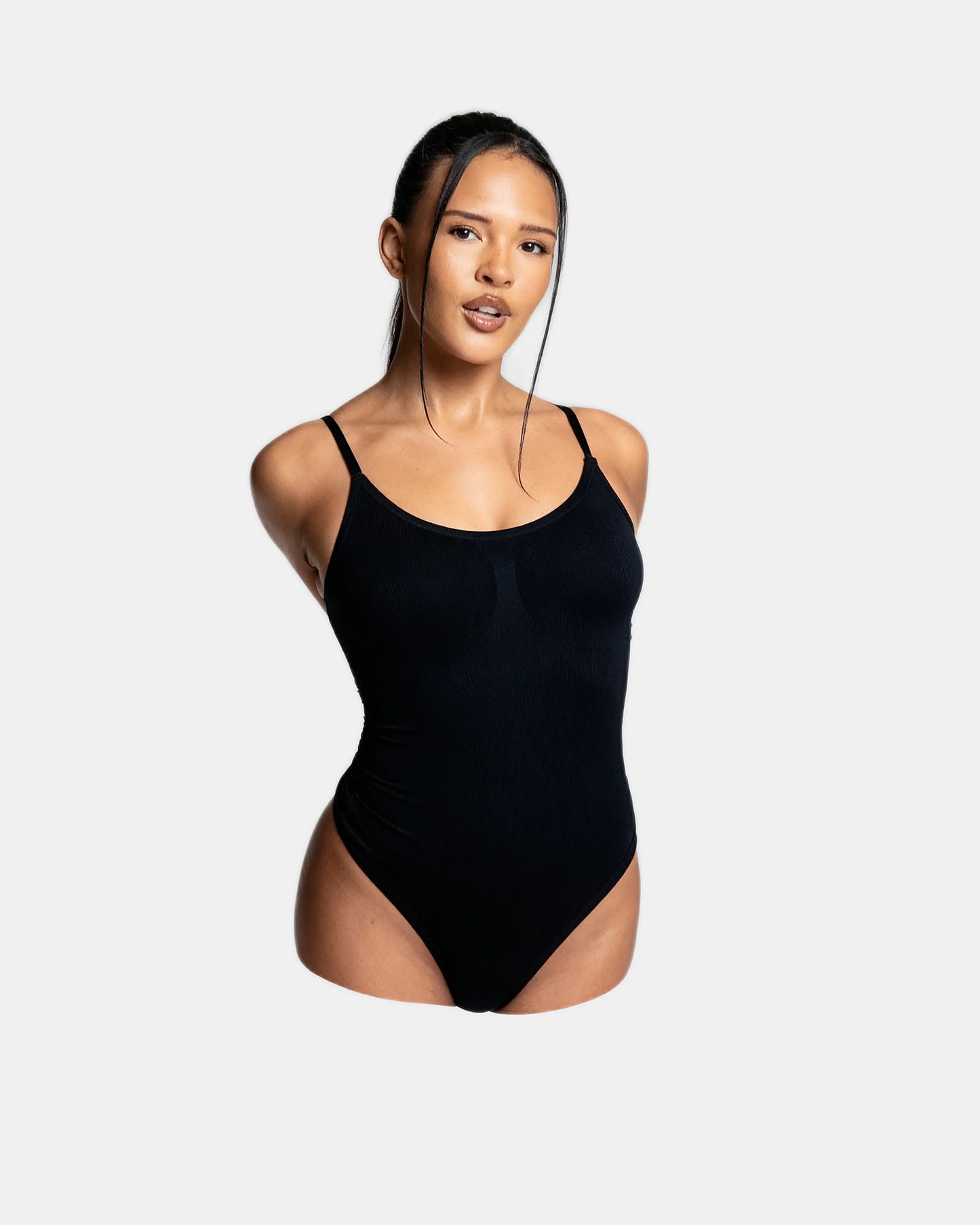 thong bodysuit Black — Wear Rose