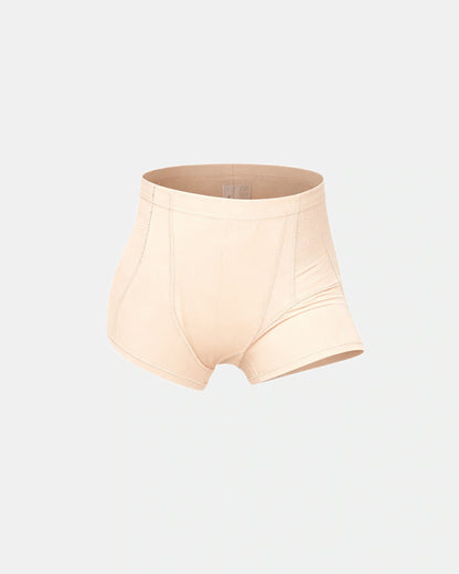 ultra high waisted bbl shorts Beige — Wear Rose