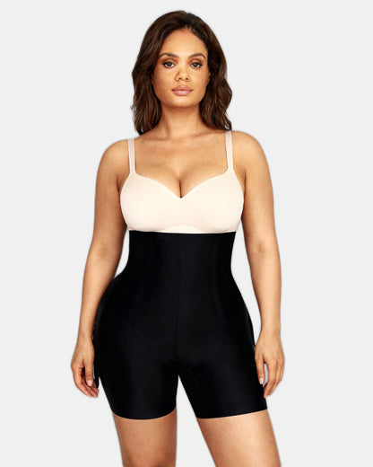 ultra high waisted bbl shorts Black — Wear Rose