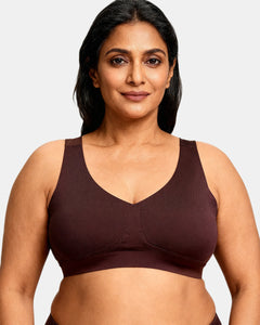 V-Neck Wireless Support Bra