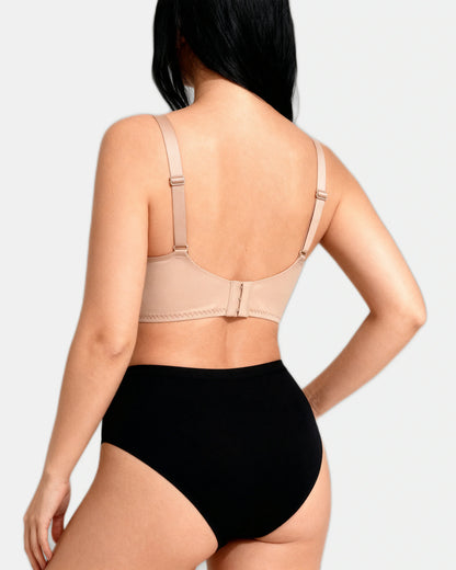 wide band shaping bra Beige — Wear Rose