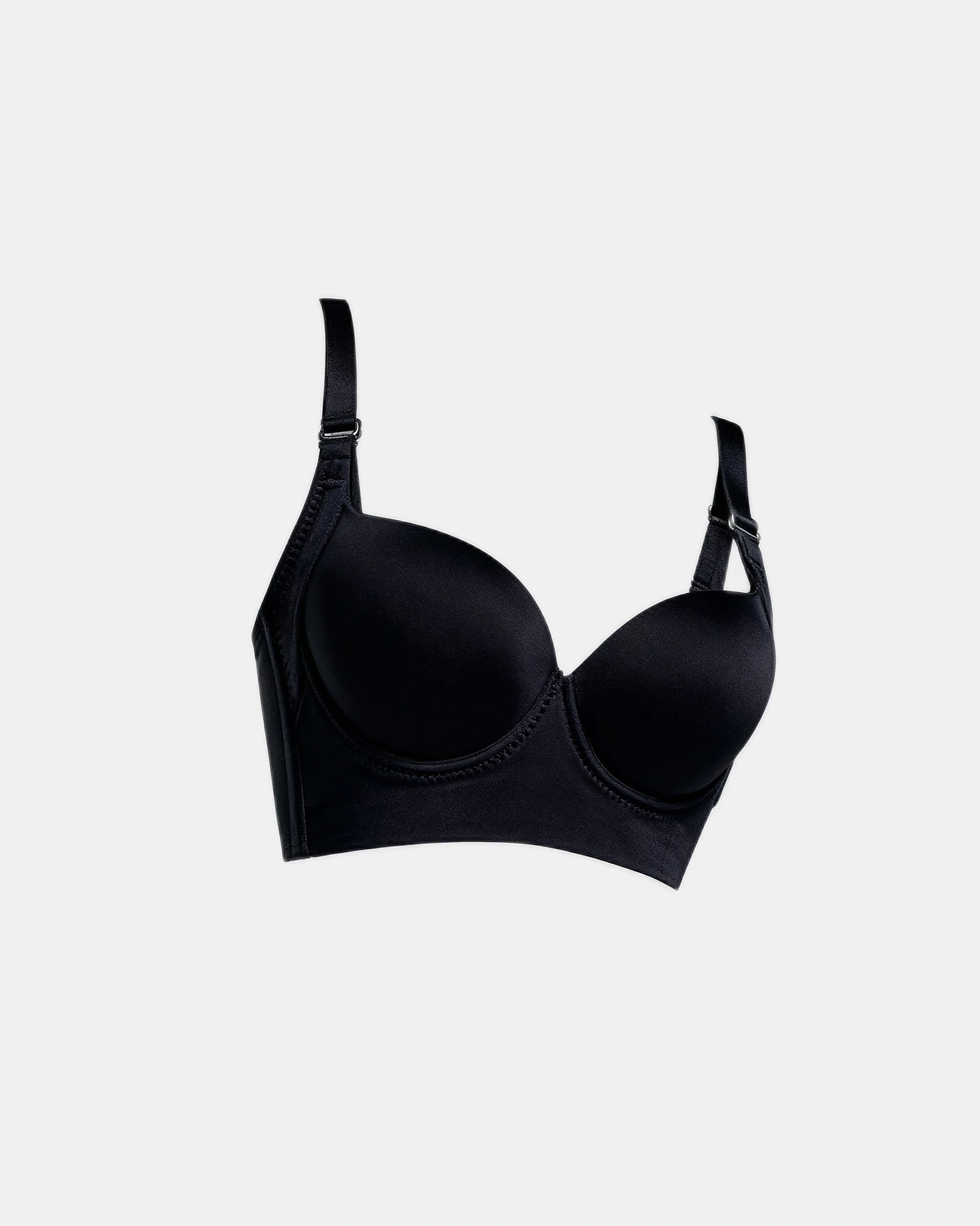 wide band shaping bra Black — Wear Rose