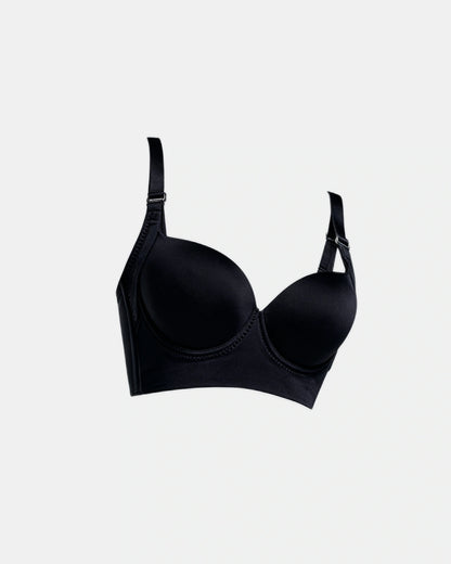 wide band shaping bra Black — Wear Rose